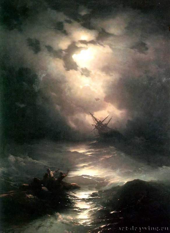 Буря на Северном море. 1865 - Storm in the North Sea. 1865
276 х 202 смХолст, маслоРомантизм, реализмРоссияФеодосия. Феодосийская картинная галерея им. И. К. Айвазовского